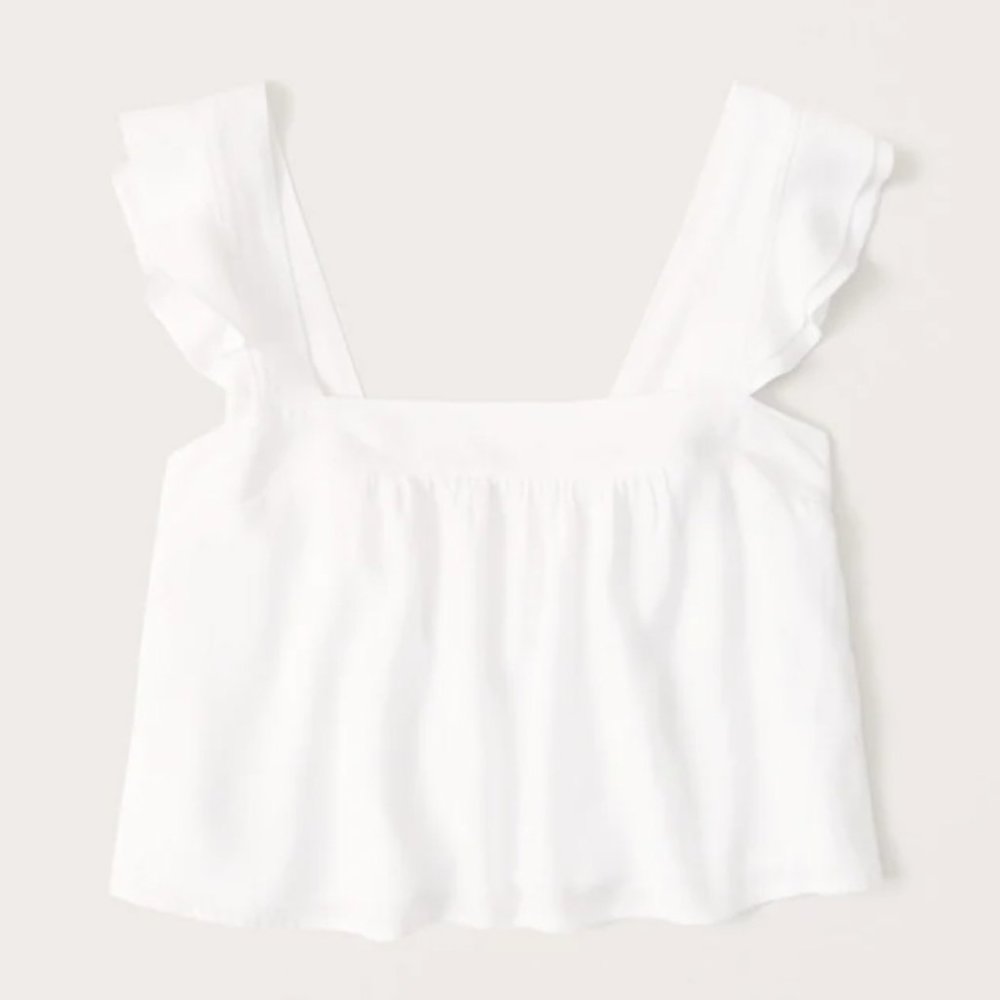 White Tank Top Blouse
